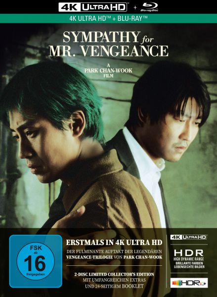 Sympathy for Mr. Vengeance - 2-Disc Limited Collector's Edition im Mediabook (4K Ultra HD + Blu-Ray)