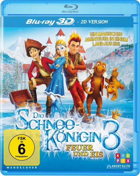 Die Schneekönigin 3 - Feuer und Eis 3D/2D BD