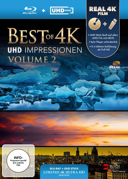 Best of 4K - UHD Impressionen Volume 2 (UHD Stick in Real 4K + Blu-ray) - Limited Edition